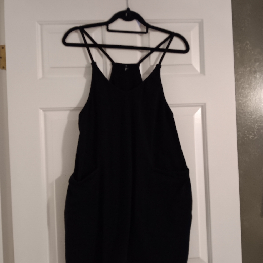 Amazon Shorts Romper, Medium Black